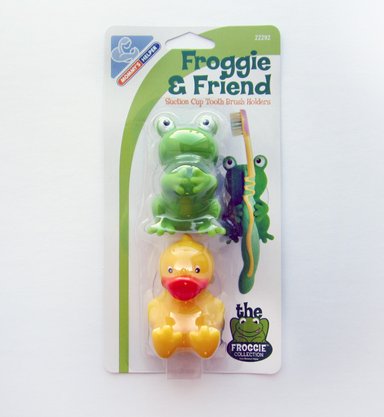 SUJETADOR PARA CEPILLO DE DIENTES (2 UNIDADES) - MOMMY'S HELPER - VERDE - 3
