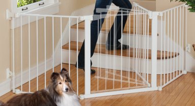 PUERTA SEGURIDAD KIDCO BLANCO AUTOCONFIGURABLE CON CIERRE AUTOMÁTICO (210 CM) - 1