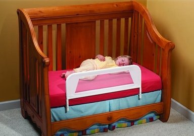BARANDA CUNA KIDCO BR103 MADERA DE PINO BLANCO CONVERTIBLE - 4