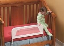 BARANDA CUNA KIDCO BR103 MADERA DE PINO BLANCO CONVERTIBLE - 5