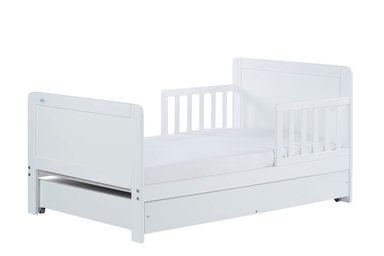 CAMA DREWEX D3917 MONTESSORI TRANSICION CAJONERA OLEX BLANCO 140 X 70 - 1