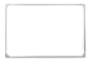 PIZARRA ACRILICA MAGNE TICA MARCO ALUMINIO TAMAÑO CARTA  BLANCO - 1