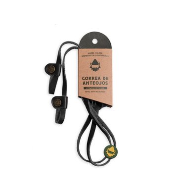 STRAP ANTEOJOS LEATHER BIEKEP BLACK - 1