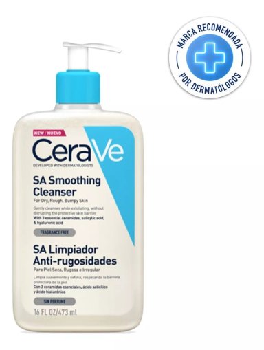 LIMPIADOR ROSTRO CERAVE 473 ML SA SMOOTHING ANTI RUGOSIDADES - 1
