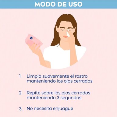 TOALLITAS DESMAQUILLANTES NIVEA 3EN1 TTP BIODEGRADABLES 25U - 4
