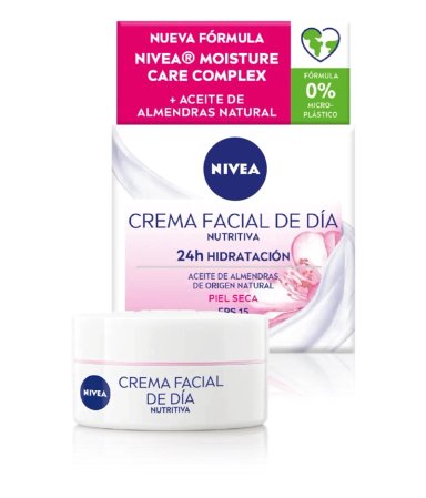 CREMA ROSTRO NIVEA SPF 15 50 ML HIDRATANTE INTENSIVA DÍA TIPO PIEL SECA - 3