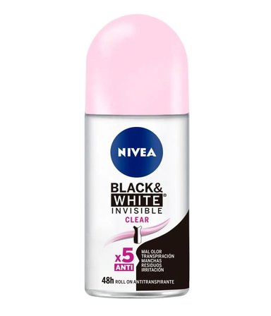 DESODORANTE NIVEA ROLL ON FEM INVISIBLE CLEAR - 1