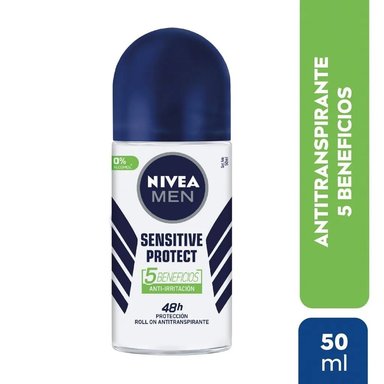 ANTITRANSPIRANTE NIVEA 50ML ROLL ON MEN SENSITIVE PROTECT - 3