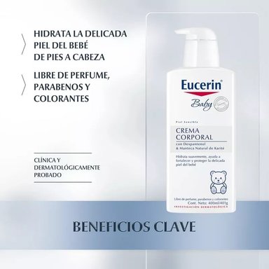 CREMA EUCERIN BABY CORPORAL 400ML - 3