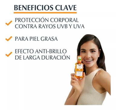 BLOQUEADOR CUERPO EUCERIN 200 ML SPRAY TRANSPARENTE - 2