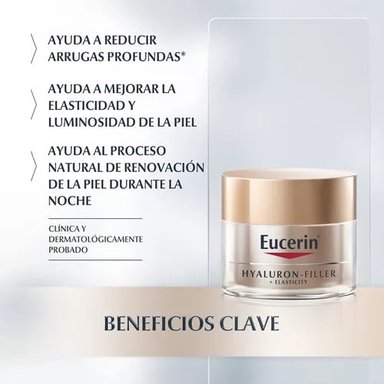 CREMA ROSTRO Y CUELLO EUCERIN 50 ML ANTIARRUGAS ELASTIC FILLER NOCHE - 6