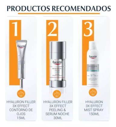 TRATAMIENTO ANTIEDAD ROSTRO Y CUELLO EUCERIN 8 ML BOOSTER ANTI EDAD HYALURON FILLER VITAMINA C - 6