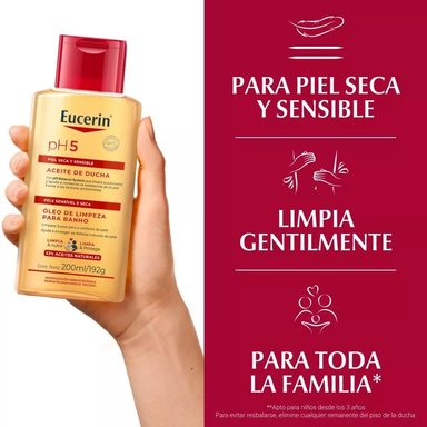 ACEITE DE DUCHA CUERPO EUCERIN 200ML PH5 - 5
