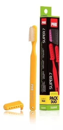 PACK CEPILLO PHB DIENTES SUPER 7 SUAVE 2 UNIDADES - 1