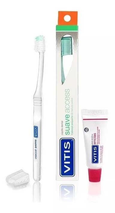 CEPILLO VITIS ACCESS SUAVE DENTAL + MINI PASTA 15 ML - 2