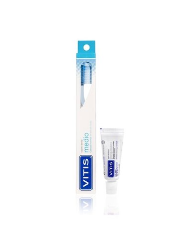 CEPILLO VITIS MEDIO DENTAL + MINI PASTA 15 ML - 1