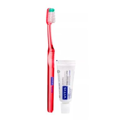 CEPILLO VITIS MEDIO DENTAL + MINI PASTA 15 ML - 4