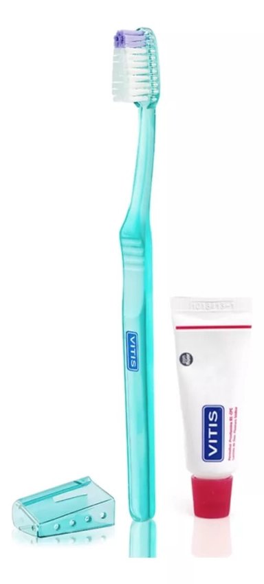 CEPILLO VITIS SUAVE 1 UNIDAD MÁS MINI PASTA 15ML - 2