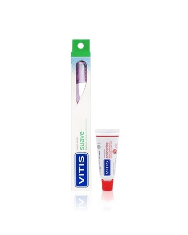 CEPILLO VITIS SUAVE 1 UNIDAD MÁS MINI PASTA 15ML - 3