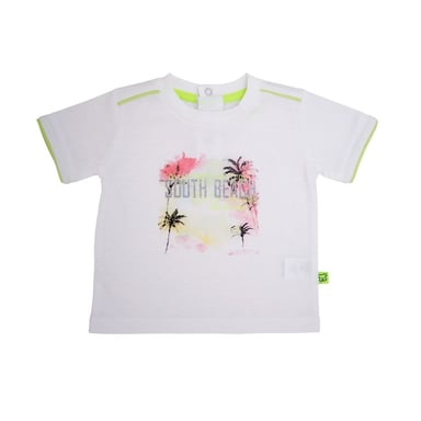 POLERA PALMERAS BLANCO PILLIN - 1