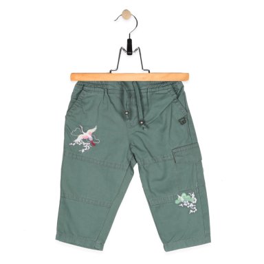 PANTALON BEBE NIÑA VERDE PILLIN - 1