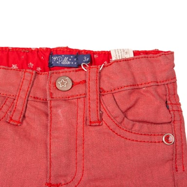 PANTALÓN NIÑO PILLÍN ROJO BEBÉ - 2