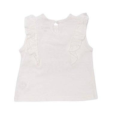 POLERA MANGA CORTA BEBE NIÑA CRUDO PILLIN - 2