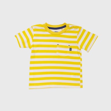 POLERA MANGA CORTA NIÑO PILLÍN PVU656AMA BEBE AMARILLO - 1