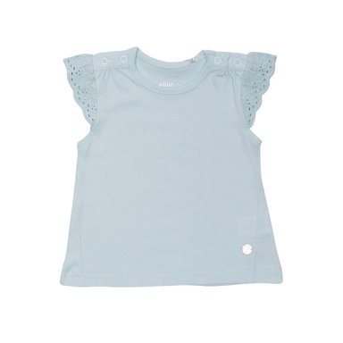 POLERA MANGA CORTA BEBE NIÑA TURQUESA PILLIN - 1