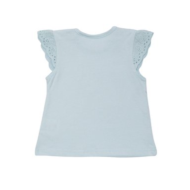 POLERA MANGA CORTA BEBE NIÑA TURQUESA PILLIN - 2