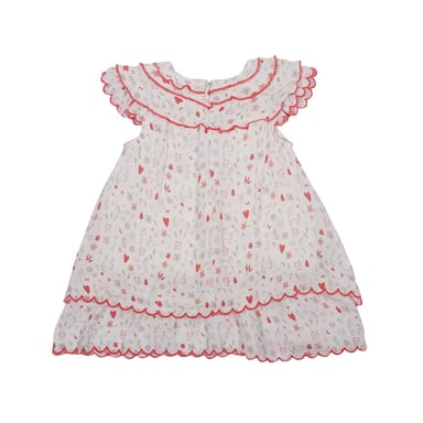 VESTIDO ALGODON NIÑA PILLIN BLANCO PVU826BCO VERANO BEBE - 2