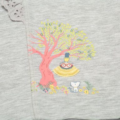 POLERA NIÑA PILLÍN PVU605MLG BEBÉ GRIS CLARO - 2