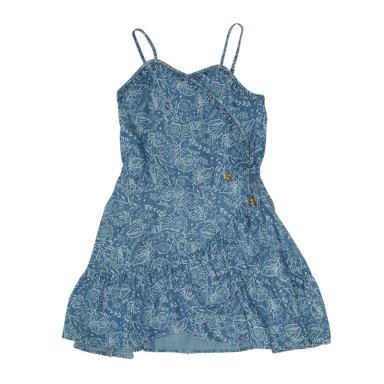 VESTIDO ALGODON NIÑA PILLIN AZUL PVU716AZU - 1