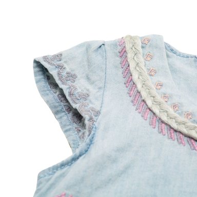 SHORT BEBE  NIÑA DENIM PILLIN - 3