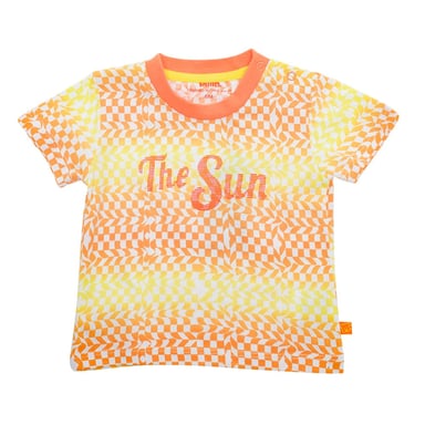POLERA MANGA CORTA NIÑO PILLÍN PVU616NAR BEBÉ NARANJA - 1