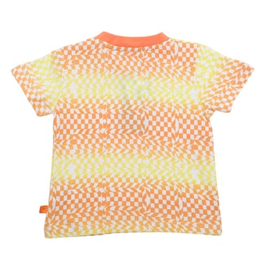 POLERA MANGA CORTA NIÑO PILLÍN PVU616NAR BEBÉ NARANJA - 2