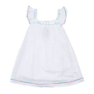 VESTIDO ALGODON NIÑA PILLIN BLANCO PVU829BCO - 1