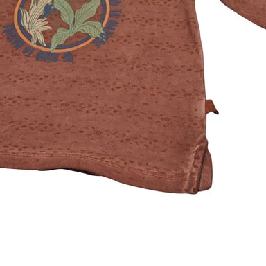 POLERA MANGA LARGA BEBÉ NIÑO NARANJA PILLIN - 4