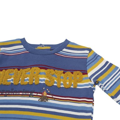 POLERA MANGA LARGA NIÑO PILLÍN PVV615AZU BEBÉ AZUL - 2