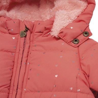PARKA C/CAPUCHA BEBE  NIÑA ROSADO PILLIN - 2