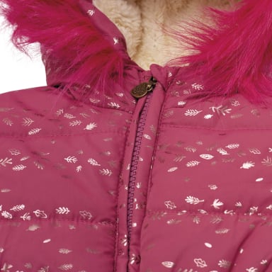 PARKA C/CAPUCHA BEBE  NIÑA BURDEO PILLIN - 2