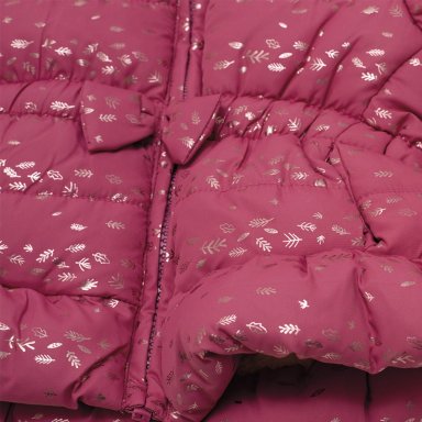 PARKA C/CAPUCHA BEBE  NIÑA BURDEO PILLIN - 4