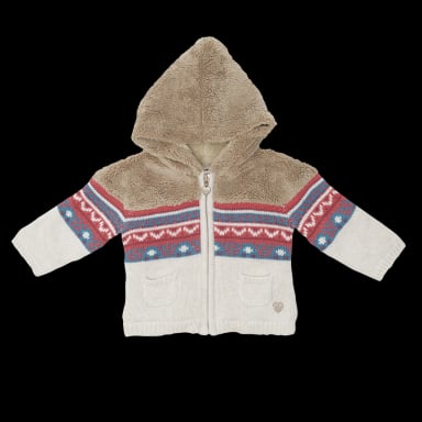 SWEATER NIÑA PILLÍN PVV901CRU CHALECO BEBÉ CRUDO - 1
