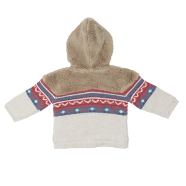 SWEATER NIÑA PILLÍN PVV901CRU CHALECO BEBÉ CRUDO - 3