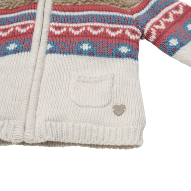 SWEATER NIÑA PILLÍN PVV901CRU CHALECO BEBÉ CRUDO - 4
