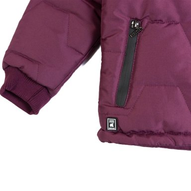 PARKA CON CAPUCHA NIÑO BURDEO PILLIN - 3