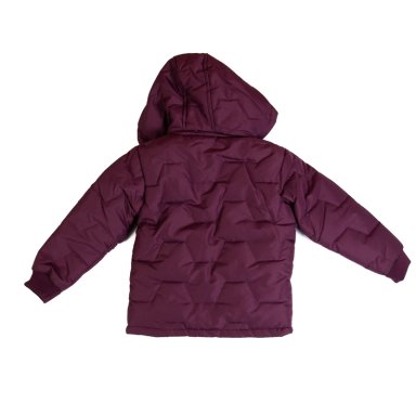PARKA CON CAPUCHA NIÑO BURDEO PILLIN - 4