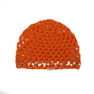 GORRO BEBE NIÑA NARANJO PILLÍN - 1