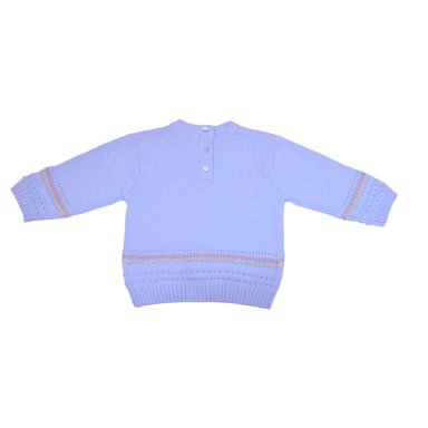 CHALECO BEBE NIÑA CELESTE PILLIN - 4
