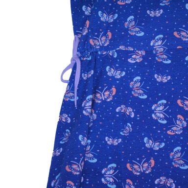 VESTIDO ALGODON NIÑA PILLIN AZUL PVW623AZU - 3